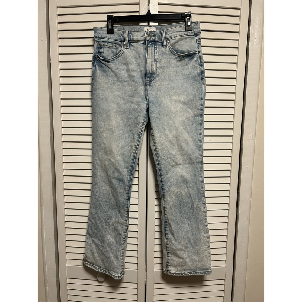Pistola‎ Women's Lennon High Rise Crop Boot Size 28 in Fling Vintage Stretch